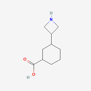 3-(Azetidin-3-yl)cyclohexanecarboxylic acid - 