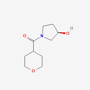 (R)-(3-Hydroxypyrrolidin-1-yl)(tetrahydro-2H-pyran-4-yl)methanone - 