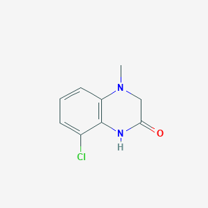 8-Chloro-4-methyl-3,4-dihydroquinoxalin-2(1H)-one - 