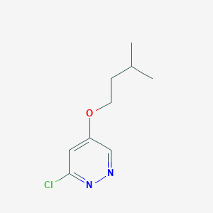 3-Chloro-5-(isopentyloxy)pyridazine - 1346698-37-0