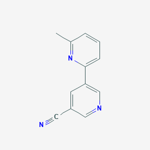 6-Methyl-[2,3'-bipyridine]-5'-carbonitrile - 1346686-83-6