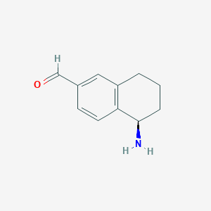 (5R)-5-amino-5,6,7,8-tetrahydronaphthalene-2-carbaldehyde - 828926-47-2
