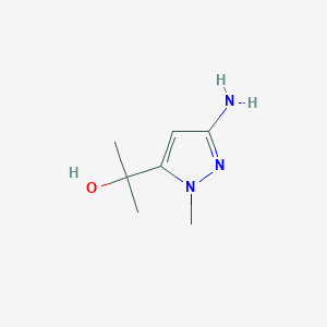 2-(3-amino-1-methyl-1H-pyrazol-5-yl)propan-2-ol - 