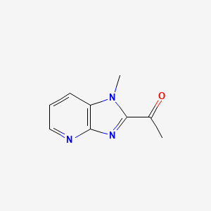 1-(1-Methyl-1H-imidazo[4,5-b]pyridin-2-yl)ethanone - 