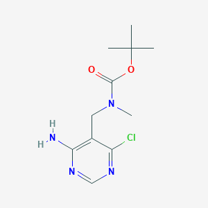 4-Amino-5-[[(Boc)(methyl)amino]methyl]-6-chloropyrimidine - 