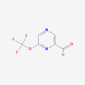 6-(Trifluoromethoxy)pyrazine-2-carbaldehyde - 