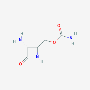 (3-Amino-4-oxoazetidin-2-yl)methyl carbamate - 