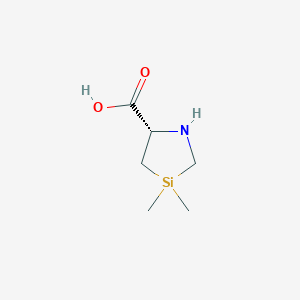 (5S)-3,3-dimethyl-1,3-azasilolidine-5-carboxylic acid - 