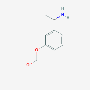 (S)-1-(3-(methoxymethoxy)phenyl)ethan-1-amine - 