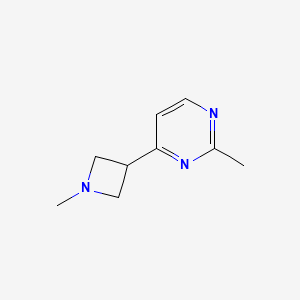 2-Methyl-4-(1-methylazetidin-3-yl)pyrimidine - 