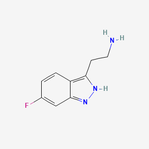 2-(6-Fluoro-1H-indazol-3-yl)ethanamine - 