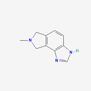 7-Methyl-1,6,7,8-tetrahydroimidazo[4,5-e]isoindole - 