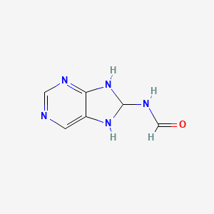 N-(7,8-Dihydro-1H-purin-8-yl)formamide - 