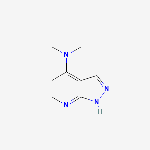 N,N-dimethyl-1H-pyrazolo[3,4-b]pyridin-4-amine - 49834-58-4