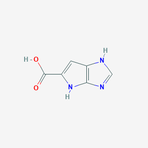 3,4-Dihydropyrrolo[2,3-d]imidazole-5-carboxylic acid - 