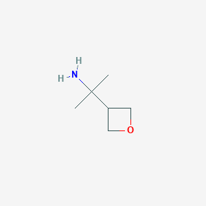 2-(Oxetan-3-yl)propan-2-amine - 