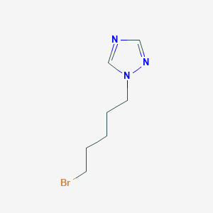 1-(5-Bromopentyl)-1,2,4-triazole - 