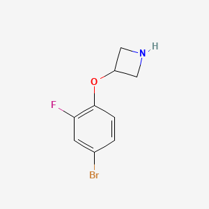 3-(4-Bromo-2-fluorophenoxy)azetidine - 