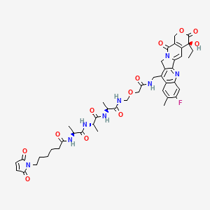 MC-AAA-NHCH2OCH2COO-7-aminomethyl-10-methyl-11-fluoro camptothecin - 