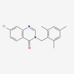 7-Chloro-3-(mesitylmethyl)-4(3H)-quinazolinone - 853334-46-0