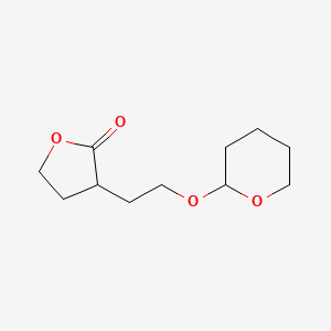 3-(2-((Tetrahydro-2H-pyran-2-yl)oxy)ethyl)dihydrofuran-2(3H)-one - 