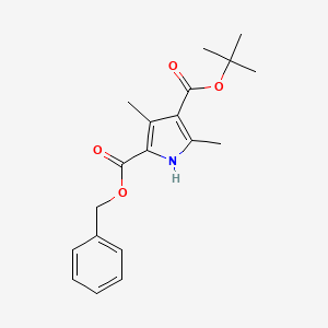 2-benzyl 4-tert-butyl 3,5-dimethyl-1H-pyrrole-2,4-dicarboxylate - 69912-08-9