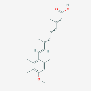 (8E)-9-(4-methoxy-2,3,6-trimethylphenyl)-3,7-dimethylnona-2,4,6,8-tetraenoic acid - 