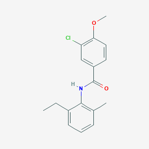 3-chloro-N-(2-ethyl-6-methylphenyl)-4-methoxybenzamide - 461410-44-6
