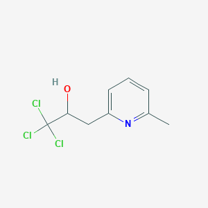 1,1,1-Trichloro-3-(6-methylpyridin-2-yl)propan-2-ol - 56211-75-7