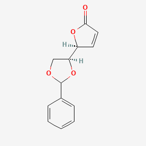 (5S)-5-((4S)-2-Phenyl-1,3-dioxolan-4-yl)furan-2(5H)-one - 