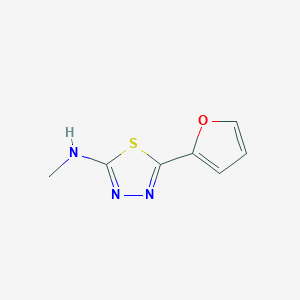 5-(furan-2-yl)-N-methyl-1,3,4-thiadiazol-2-amine - 89792-16-5