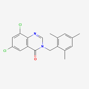 6,8-Dichloro-3-(mesitylmethyl)-4(3H)-quinazolinone - 853334-47-1