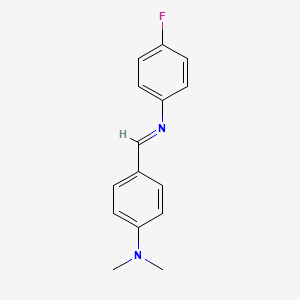 N-(4-(Dimethylamino)benzylidene)-4-fluoroaniline - 20534-70-7