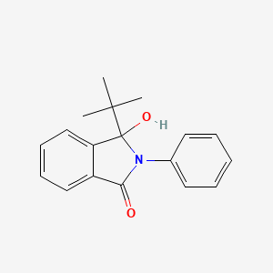 3-Tert-butyl-3-hydroxy-2-phenyl-1-isoindolinone - 39563-81-0