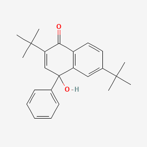 2,6-DI-Tert-butyl-4-hydroxy-4-phenyl-1(4H)-naphthalenone - 31592-24-2