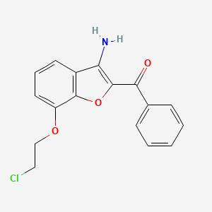 (3-Amino-7-(2-chloroethoxy)benzofuran-2-yl)(phenyl)methanone - 882865-27-2