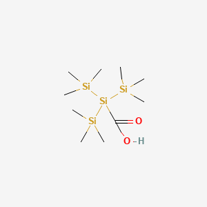 2-Trisilanecarboxylic acid, 1,1,1,3,3,3-hexamethyl-2-(trimethylsilyl)- - 70096-33-2