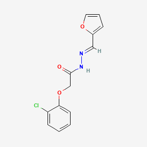 2-(2-Chlorophenoxy)-N'-(furan-2-ylmethylene)acetohydrazide - 259856-55-8
