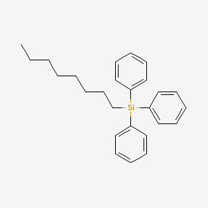 Octyl(triphenyl)silane - 17106-33-1