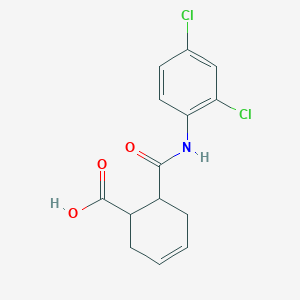 6-[(2,4-Dichlorophenyl)carbamoyl]cyclohex-3-ene-1-carboxylic acid - 19849-11-7