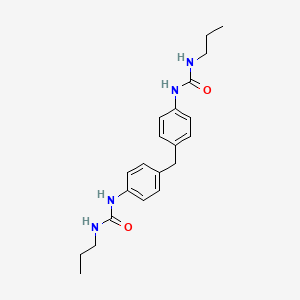 4,4'-Methylenebis(3-phenyl-1-propylurea) - 77703-54-9