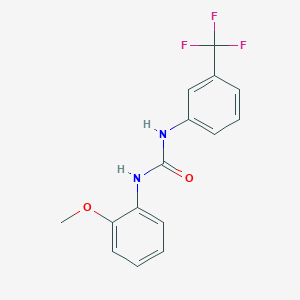 N-(2-methoxyphenyl)-N'-[3-(trifluoromethyl)phenyl]urea - 91286-89-4