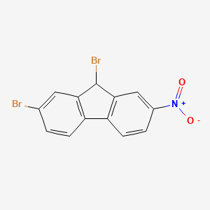 2,9-Dibromo-7-nitro-9h-fluorene - 6344-65-6