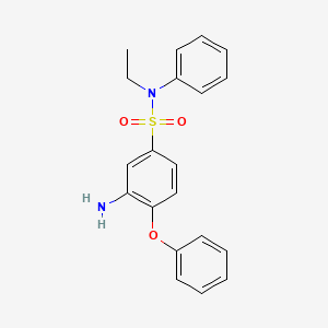 3-Amino-N-ethyl-4-phenoxy-N-phenylbenzenesulphonamide - 51929-55-6