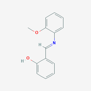 2-{(E)-[(2-methoxyphenyl)imino]methyl}phenol - 3290-98-0
