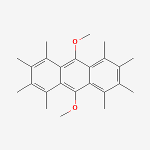 9,10-Dimethoxy-1,2,3,4,5,6,7,8-octamethylanthracene - 75670-41-6
