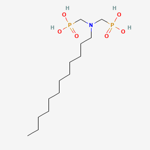 [(Dodecylimino)bis(methylene)]bisphosphonic acid - 5995-33-5
