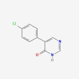 4-Pyrimidinol, 5-(4-chlorophenyl)- - 33258-75-2