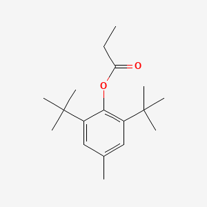 (2,6-ditert-butyl-4-methylphenyl) propanoate - 72959-50-3