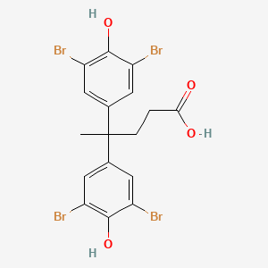 4,4-Bis(3,5-dibromo-4-hydroxyphenyl)pentanoic acid - 16733-29-2
